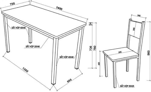 thiết kế bàn ghế